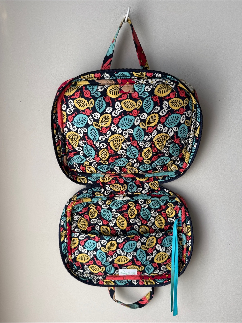 Vera Bradley Happy Snails Good Book Cover Bible Case Retired HTF Floral